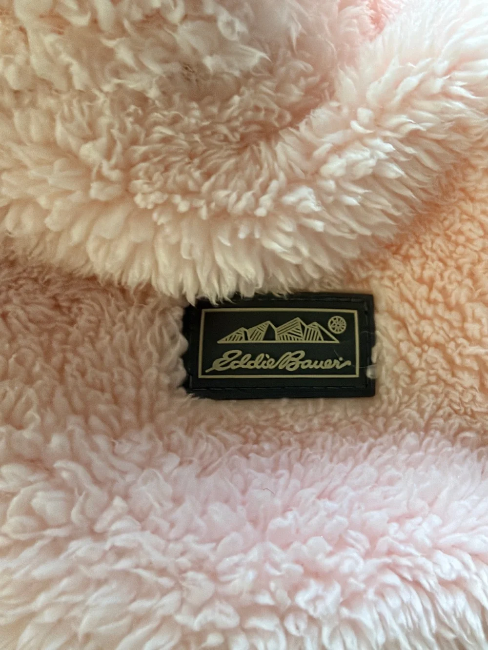 Eddie Bauer Baby Peach & Cream Sherpa Zip-up Hoodie3-6 months
